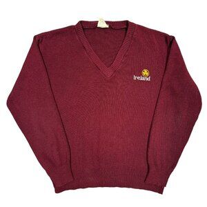 Vintage Traditional Crafts Made in Ireland Wool Knit Sweater 40